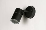 Zwarte wandlamp led spot