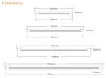 150cm LED TL 27W Warm-wit