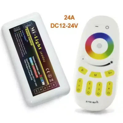 RGB Touch RF 4-zone controller + remote control